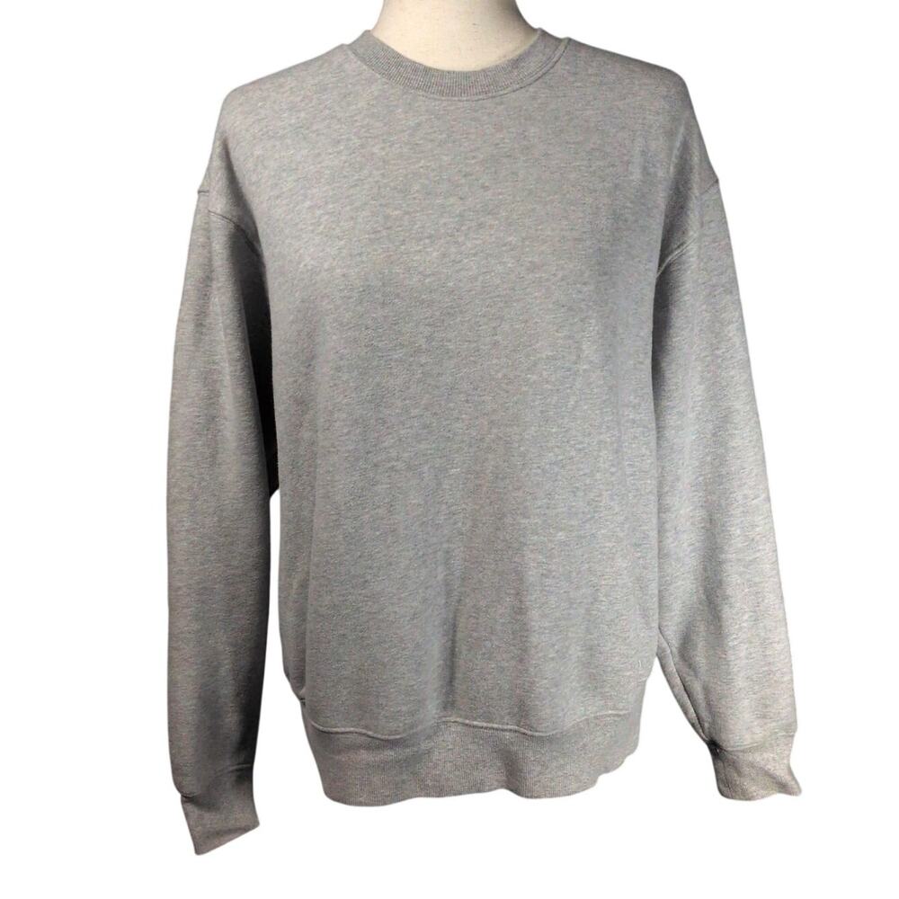 Aritzia Cozy Sweatfleece Perfect Crew Neck Women's Sweatshirt Pullover Grey Med
